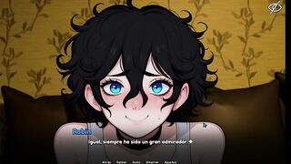 Playing with my femboy -My femboy Roomate