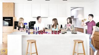 Poker of disrobes with my step cousins (Part 1)