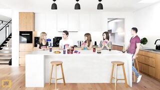 Poker of disrobes with my step cousins (Part 1)