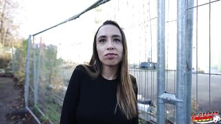 German Scout - Tiny Latin babe Teen Priscila Belini with Consummate Breasts Pick up for Casting Bang