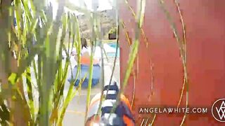 Angela White and Dani Daniels Fucking Outside