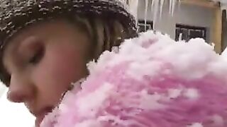 Lesbian Teens In Snow Pussy