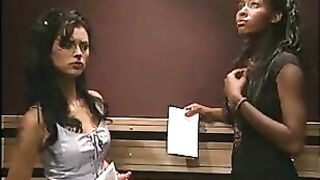 Interracial lesbian sex