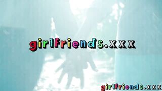 Girlfriends scent of wet pussy makes lesbian lover horny for