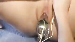 Spanking and a Pussy Spreader