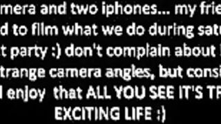 Veneisse i public party plug bottle & double fisting