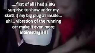 Veneisse i public party plug bottle & double fisting