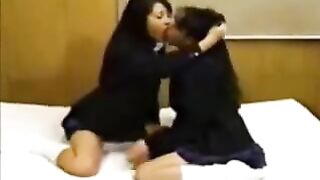 Japanese Lesbian School Girls Are Fucking HOT