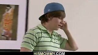 Tied up GF gets used by her BF's mom