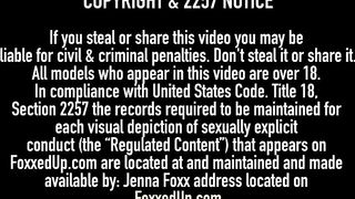 Black Cutie Jenna Foxx & Thick Kelsi Monroe Lesbian Fuck!