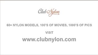 Hot lesbian Milfs in lingerie nylon lick tits clit in garden