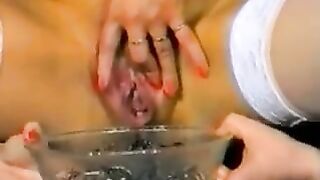 Lesbian piss and shave scene