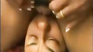 Mature women ask teen to lick her hairy pussy