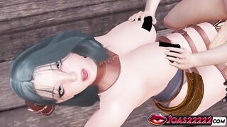 CG Manga Hawt Byleth in a Bar - Have a fun POV Massage of Large Boobs, Desk Cunt Licking Whilst Wearing Jeans, and Anal Sex tool Squirt