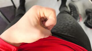 Spontaneous ejaculation at the desk