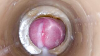 Massive ejaculatory dose of goo in Vagina Toy ASMR