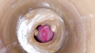 Massive ejaculatory dose of goo in Vagina Toy ASMR
