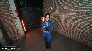VR Conk: Hawt Lucy In Uniform Gives A Unfathomable Oral-job & Takes A Massive Shlong In Her Butt In Fallout Episode Game Cosplay Parody pt.three