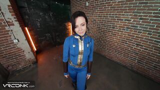 VR Conk: Hawt Lucy In Uniform Gives A Unfathomable Oral-job & Takes A Massive Shlong In Her Butt In Fallout Episode Game Cosplay Parody pt.three