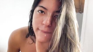 Flawless eighteen-year-old MISHELL GOMEZ is lascivious, so this babe screws a stranger