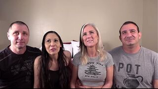 Despairing Amateurs casting sexy large tit big beautiful woman milfs getting their taut vaginas pounded indeed hard by large weenie