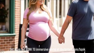 TG Transformation - changed into his trophy wife - Hunk to Female Transformation