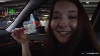 Always crazy to bang with attractive strangers the cute brunette hair playgirl enjoys an arousing coitus