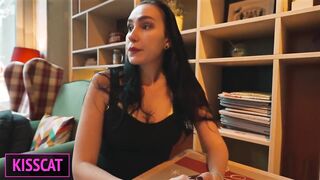 Step mother at Valentine's day shares room Stepson and gets unexpected cum in snatch and throat