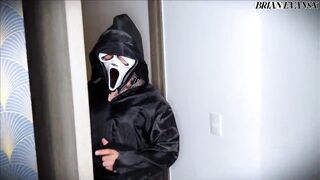 Large-bootied, multi-orgasmic Mexican Barbara Cordova gets screwed on Halloween night - Brian Evansx