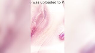 Slutty maturemons outdoors with top on and panties off widens and displays her pink snatch lips