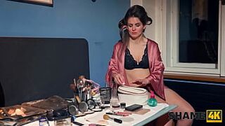 SHAME4K. Gina was preparing for my sex client bit my student ...