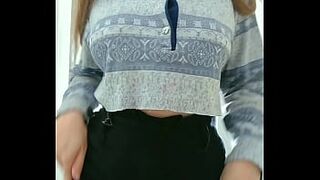 Taking off the clothing and taking care of my titties just a cute and kinky blond babygirl