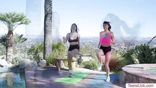 Nasty lesbos are oozing juicy! Get willing for slide and slip action! Those sweethearts are for cunt