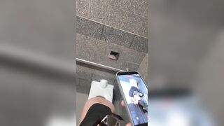 Wife Sneaks into Gas Station Restroom to Get Drilled