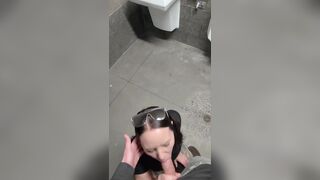 Wife Sneaks into Gas Station Restroom to Get Drilled