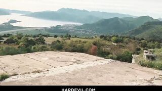 LYDIA & MONIKA Outdoor BJ & Anal Party