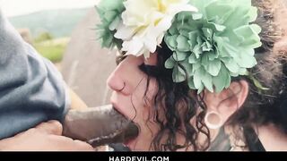 LYDIA & MONIKA Outdoor BJ & Anal Party