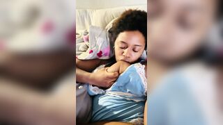 Handsy little Carmen touching her hot body