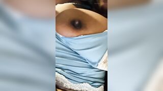 Handsy little Carmen touching her hot body