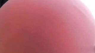 ChelseaCharmz in pink on patio