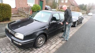 Curvy tattooed & pierced brunette hair takes cum in throat after her hairless man banged her pussy