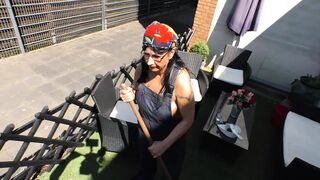 Tattooed large titties babe gets banged in her cunt