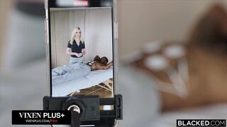 BLACKED Fit Blond Honey Lexi Lore Takes Each Inch Of Damion's Giant BBC