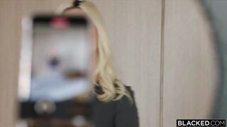 BLACKED Fit Blond Honey Lexi Lore Takes Each Inch Of Damion's Giant BBC