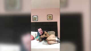 My girlfriend sends me hawt movie masturbating her twat.