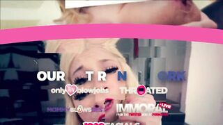 MERELY TEEN BLOWJOBS - Slutty Teen Jill Taylor Seduces Trainer for Sloppy Blow job