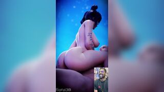 Widowmaker Horny Ass Twerking, Dong Teasing Doxies, Compilation