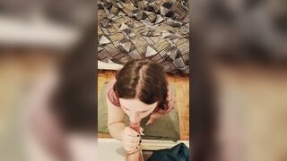 Cute teen play with a realistic sex-toy