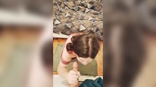 Cute teen play with a realistic sex-toy