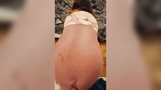 Cute teen play with a realistic sex-toy